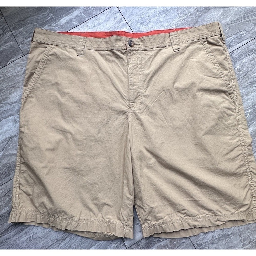 Columbia Shorts Mens Size 42w 10L Light Brown Lightweight In EUC